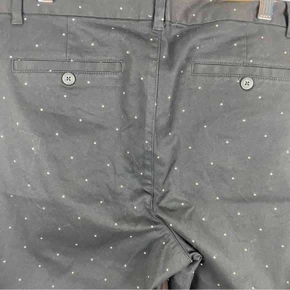 GAP Black White Polka Dot Slim City Pants Size 16 NWT - Picture 11 of 12